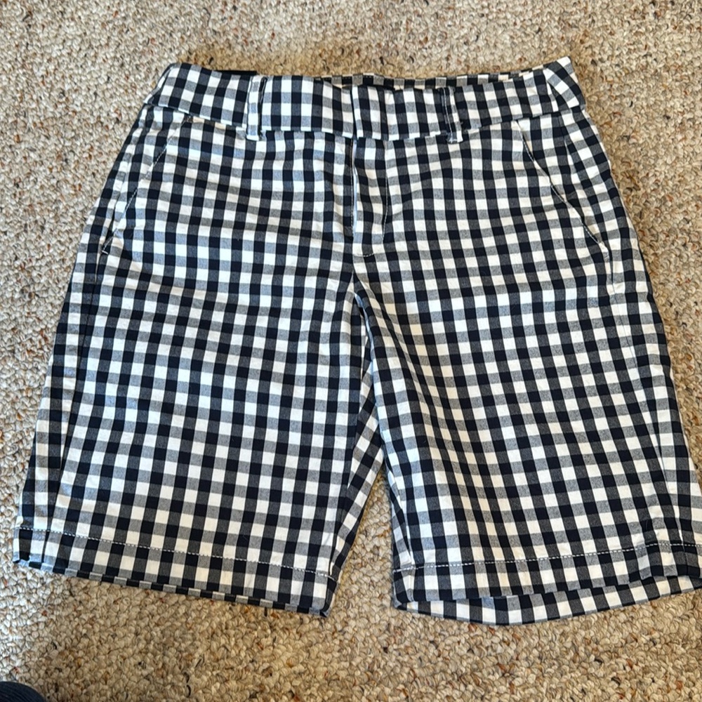 Checkered Women's J Crew Shorts
